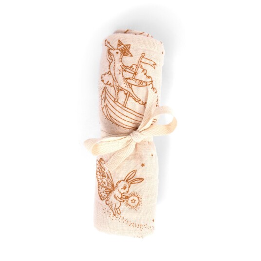 FILIBABBA Dreamy Adventurers Muslin Diaper Gots