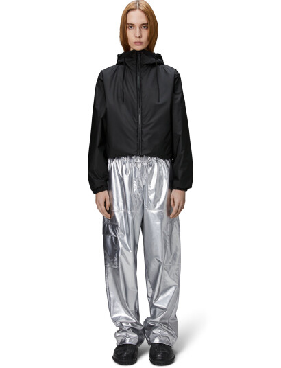 Rains Lohja Short Insulated Jacket W3T1 - Black - XL Rains Lohja Short Insulated Jacket W3T1 - Black - XL