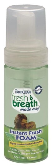 Tropiclean Fresh Breath Mint Foam Tropiclean Fresh Breath Mint Foam