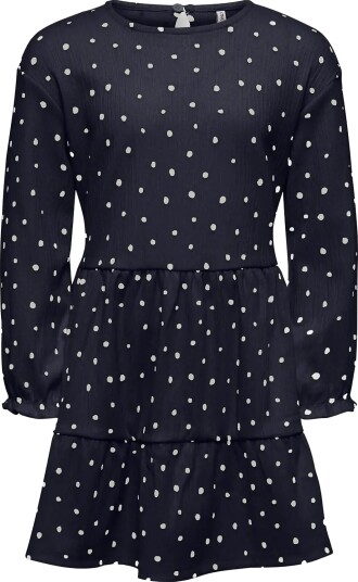 Kids Only Kmgruby Life Ls Aop Dress Vd Jrs Navy 116