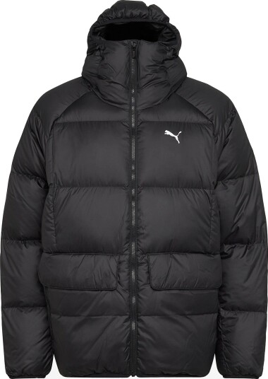 PUMA Hooded Down Puffer Jacket M - PUMA BLACK - S