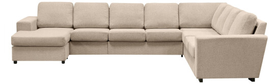 Nebraska Hjørnesofa med Divan Vendbar Beige Nebraska Hjørnesofa med Divan Vendbar Beige