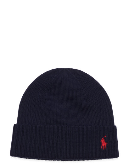 Ralph Lauren Kids Wool Hat - Navy - S/M Ralph Lauren Kids Wool Hat - Navy - S/M