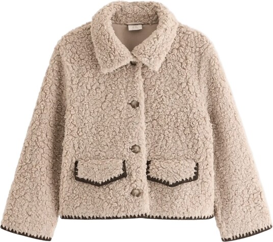 Lindex Teddy Jacket Beige 140 Lindex Teddy Jacket Beige 140