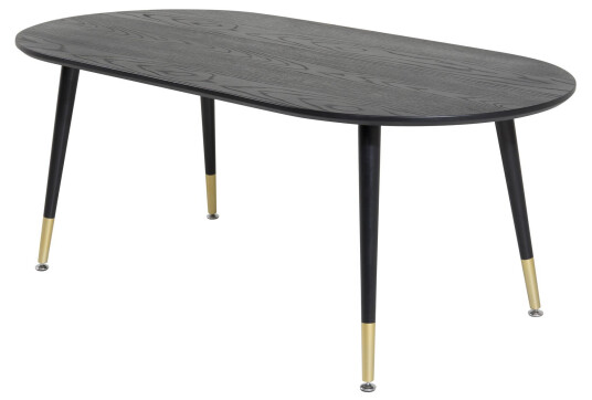 Venture Design Dipp salongbord Svart 120 x 60 cm