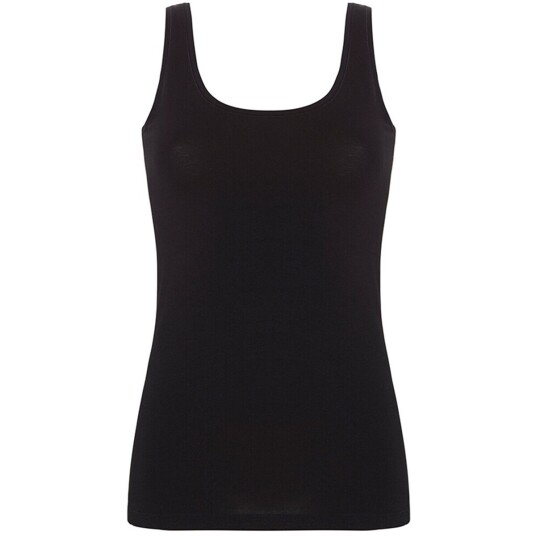 Femilet Basic Cotten Tank Top Farge: Svart Størrelse: 46 Kvinner