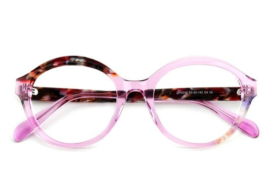 Briller Pawpaw fra eo Selection Rosa Acetate Rund Medium