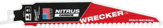 Milwaukee Stikksagblad Tct Wrecker Nitrus Z Med Hardmetall 150 Mm/6T (1 Stk.)