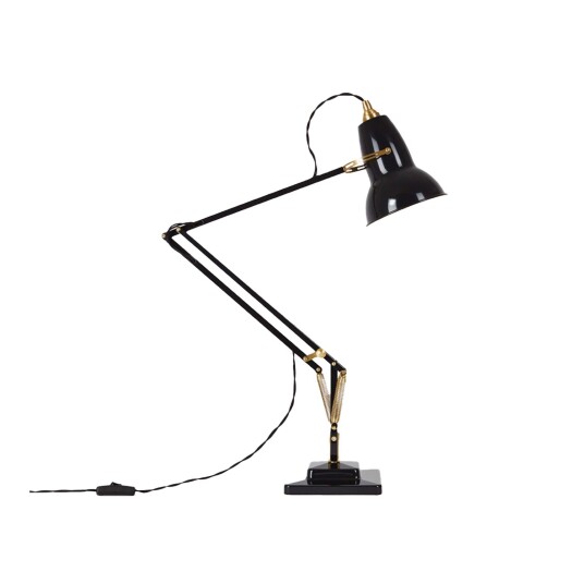 Anglepoise - Original 1227 Brass Desk Lamp Jet Black - Bordlamper - George Carwardine - Svart