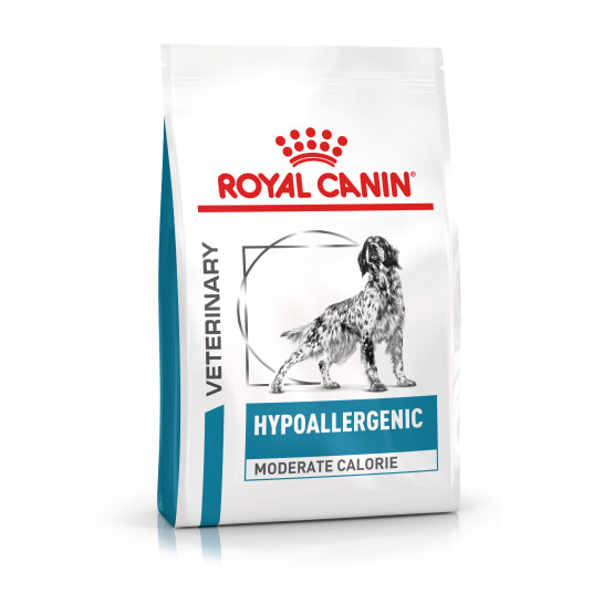 Royal Canin Hypoallergenic Moderate Calorie 14 kg Hundefôr - Veterinærfôr for Allergiske Hunder