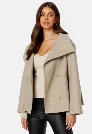 BUBBLEROOM Ava Short Coat Light beige 40 BUBBLEROOM Ava Short Coat Light beige 40