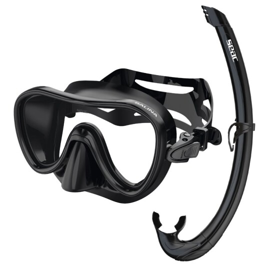 Seac Snorkelsett Bis Salina Top Svart