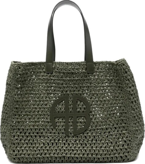 Anine Bing Dame Vesker Grønn ONE SIZE,