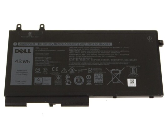DELL Battery, 42WHR, 3 Cell (27W58)