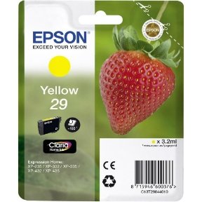 Epson 29 T2984 Y blekkpatron - C13T29844010 Original - Gul 3,2 ml Epson 29 T2984 Y blekkpatron - C13T29844010 Original - Gul 3,2 ml
