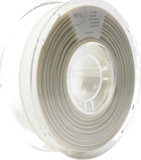 Maertz PETG Filament 2.85 mm 1000 g Hvit PMMA-1011-008