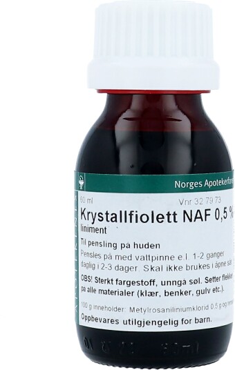 NAF Krystallfiolett NAF liniment 0,5% 60 ml