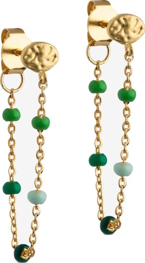Enamel Copenhagen Earring Lola SPRING 30X 5MM Enamel Copenhagen Earring Lola SPRING 30X 5MM