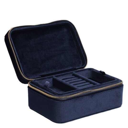 DARK Velvet Jewellery Box Navy Blue DARK Velvet Jewellery Box Navy Blue