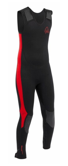 Palm Quantum Kids Longjohn Sort/rød L