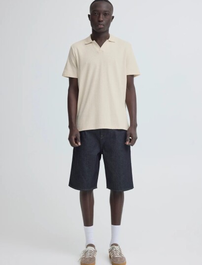 Blend Bheswin Polo S/S Cream L Blend Bheswin Polo S/S Cream L