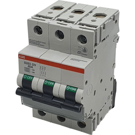 ABB Overbelastningsvern S203-OV40A 3-Pol
