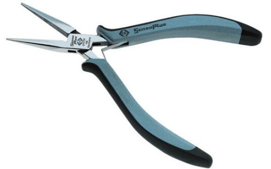 C.K Tools T3777d 150, Nesetang, Stål, Sort, Blå, 15 Cm