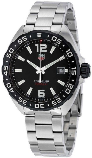 TAG Heuer Herreklokke WAZ1110.BA0875 Formula 1 Sort/Stål Ø41 mm