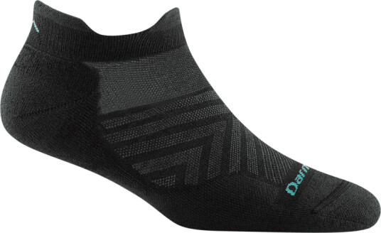 Darn Tough Women's Run No Show Tab Ultra-Lightweight Running Sock Cushion L (41-42.5), Black Darn Tough Women's Run No Show Tab Ultra-Lightweight Running Sock Cushion L (41-42.5), Black