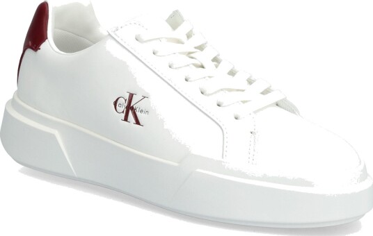 Calvin Klein Chunky Cupsole Laceup Lth White 42 Calvin Klein Chunky Cupsole Laceup Lth White 42