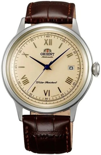 Orient Herreklokke TAC00009N0 Bambino 2nd Generation Antikkhvit/Lær