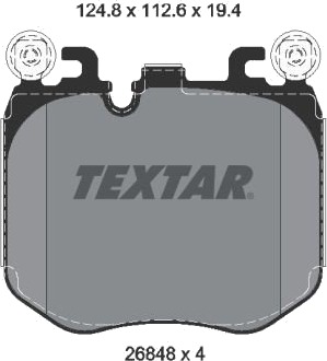 TEXTAR 2684801 Bremseklosser TEXTAR 2684801 Bremseklosser