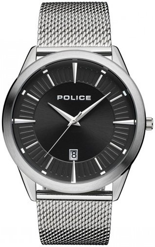 Police Herreklokke P15305JS02M Classic Sort/Stål Ø44 mm Police Herreklokke P15305JS02M Classic Sort/Stål Ø44 mm