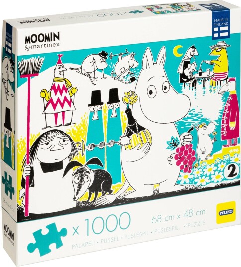 Mummitrollet Comic Book Cover 2 Puslespill 1000 Brikker