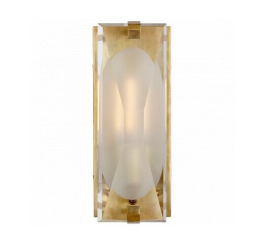 Castle Peak Small Bath Sconce Soft Brass Castle Peak Small Bath Sconce Soft Brass