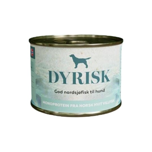 Dyrisk Nordsjøfisk Våtfôr til hund 185 g