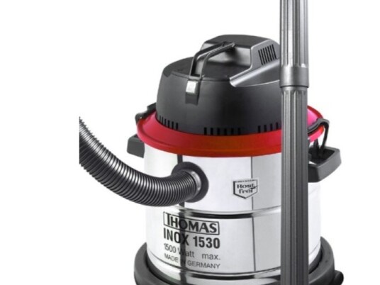 Thomas Inox 1530 1500 W Trommelvakuum Tørr & Våt Støv Pose Svart Rød Rustfritt Stål