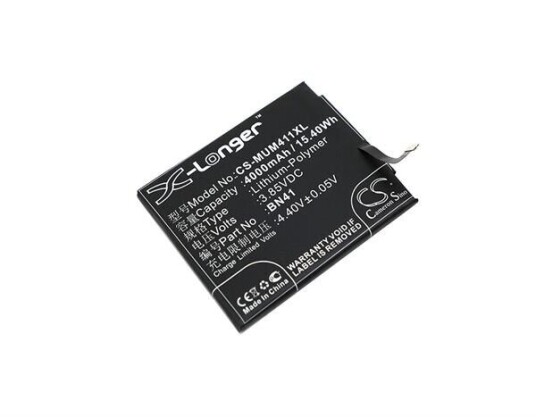 Xiaomi Note 4 batteri (4000 mAh 3.85 V, Sort)