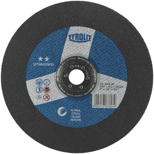 Kappeskive Standard 42X ø230Ã3 A30S-BF