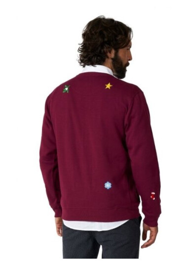 Boland Traciks Julebluse X-Mas Icons, Burgundy ODSM-1003-S Boland Traciks Julebluse X-Mas Icons, Burgundy ODSM-1003-S