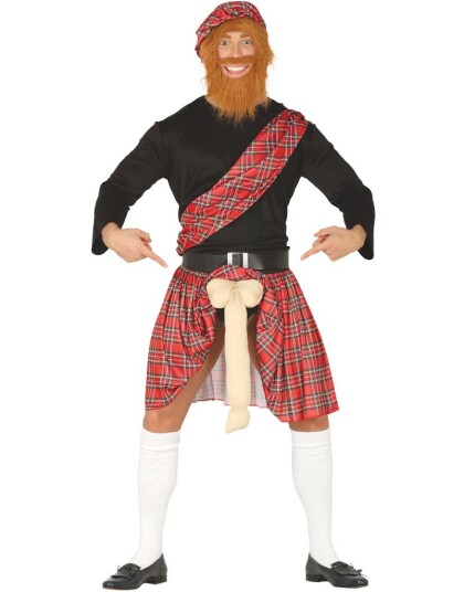 Flashing Scottish Komplett Kostyme Flashing Scottish Komplett Kostyme