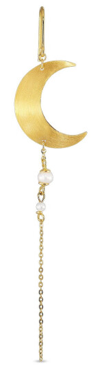 Jane Kønig Half Moon Øredobbe Single 18 kt. Gullforgylt sølv HMEP-XJK24-1-G-Right - Dame - 925 sterling silver Jane Kønig Half Moon Øredobbe Single 18 kt. Gullforgylt sølv HMEP-XJK24-1-G-Right - Dame - 925 sterling silver