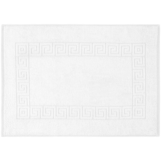 ERWIN M. Baderomsmatte Athen med bord; 50x70 cm (BxL); Hvit ERWIN M. Baderomsmatte Athen med bord; 50x70 cm (BxL); Hvit