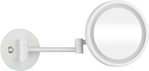 Kriss kosmetikspeil, Ø20 cm, hvit