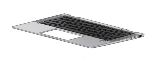HP SPS-TOPCOVER W/KYBD BL PVCY