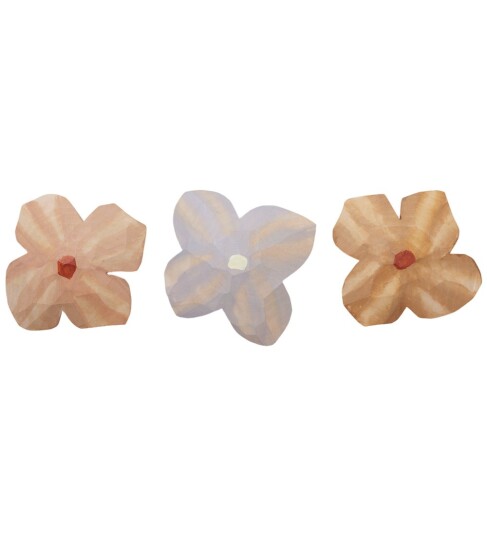 Ferm Living Poesie Magneter Håndskåret 3 pk Ferm Living Poesie Magneter Håndskåret 3 pk