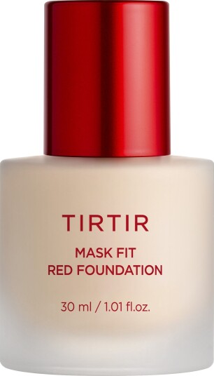 TIRTIR Mask Fit Red Foundation 21N Ivory 30 ml - Høy Dekkevne og Jevn Hudfinish