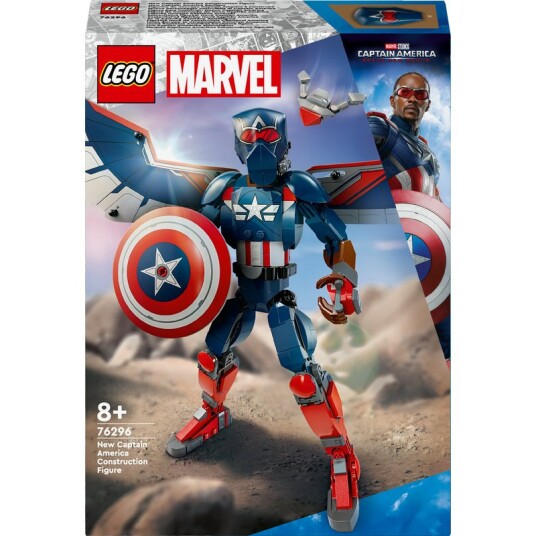 LEGO Marvel Byggbar figur av nye Captain America 76296