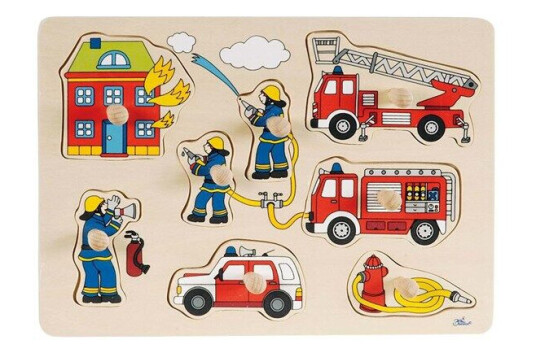 Goki Bubble Puzzle Fire Department Tre