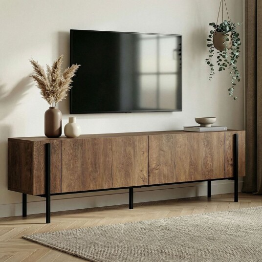 Homitis Tv Stand Nexus Brun Homitis Tv Stand Nexus Brun